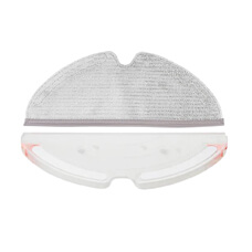 Roborock S6 MaxV VE Q7 Max Serisi ile Uyumlu Mop Tertibatı + Mop Bezi Beyaz