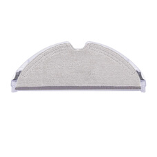 Roborock S6 MaxV ve Q7 Max Serisi ile Uyumlu Mop Tertibatı + Mop Bezi - Siyah